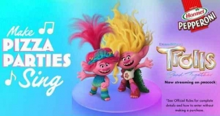 Hormel Pepperoni Trolls Band Together Sweepstakes