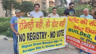 Noida Flat Owners Launch 'no Registry, No Vote' Campaign