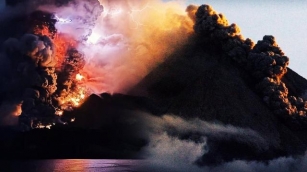 Over 11,000 Evacuated In Northern Indonesia As Volcano Erupts