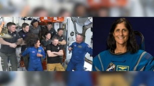 Watch: Indian-Origin Astronaut Sunita Williams Dances On Arrival At Space Station