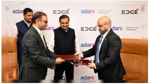 Adani Defence & Aerospace And EDGE Group Sign Landmark Cooperation Agreement In Defence & Security