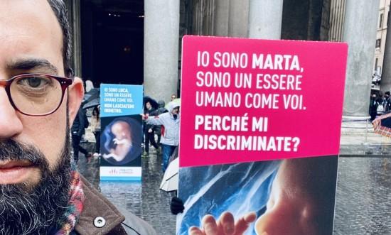 Jacopo Coghe accusa le donne di discriminare i feti