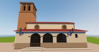 Iglesia De Los Santos Justo Y Pastor, Celada De Cea (León) En Minecraft.