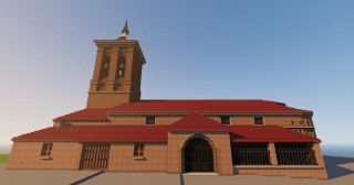 Iglesia De Nuestra Señora De Arbás, Gordaliza Del Pino (León) En Minecraft.