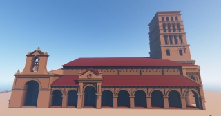 Iglesia De San Lorenzo, Sahagún (León) En Minecraft.