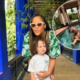 EVE ENJOYS MOROCCAN GETAWAY WITH SON WILDE WOLF