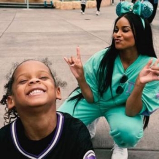 CIARA SPENDS ONE-ON-ONE TIME AT DISNEYLAND WITH YOUNGEST SON, WIN