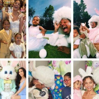 NICK CANNON HOPS AROUND TOWN TO SPEND EASTER WITH ALL OF HIS KIDS