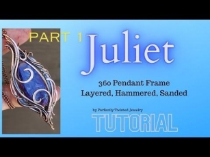 Juliet! Part 1 Freeform 360 Wire Wrapped Pendant Tutorial, Layered, Hamm...