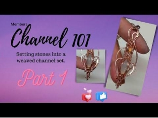 Part 1 Tutorial, 101 Channel Setting For Small Cabochon, Bar Necklace