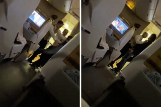 Watch: Emirates Cabin Crew Tackle Drunk And ‘Violent’ Passenger To The Ground And Truss Him Up In Flexicuffs
