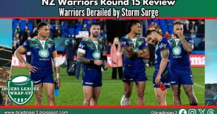 NZ Warriors 2024 Round 15 Review: Warriors Derailed By Storm Surge