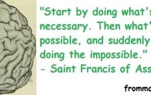 Great Quote by Saint Francis of Assisi