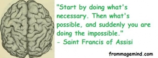 Great Quote By Saint Francis Of Assisi