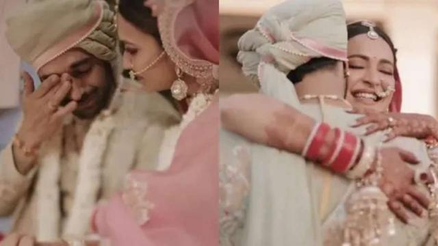 Pulkit Samrat, Kriti Kharbanda shed happy tears at their wedding, couple shares video on completing one month