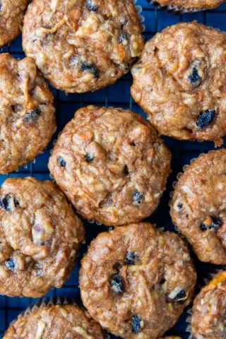Moist Gluten-Free Morning Glory Muffins (One Bowl)