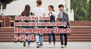 Sharyland High School And Advanced Academic Academy Resume Normal Class Hours 2-21-24