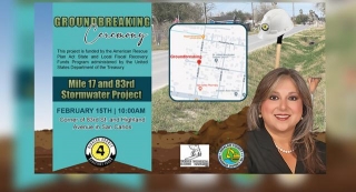 Groundbreaking Ceremony For Mile 17 And 83rd Stormwater Project, Feb. 15th