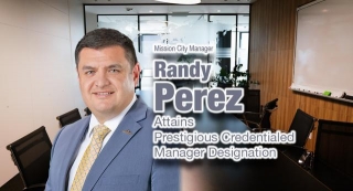 Mission City Manager Randy Perez Attains Prestigious Credentialed Manager Designation