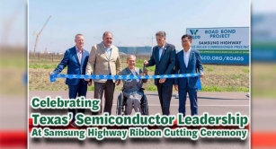 Gov. Celebrates Texas’ Semiconductor Leadership At Samsung Highway Ribbon Cutting Ceremony 