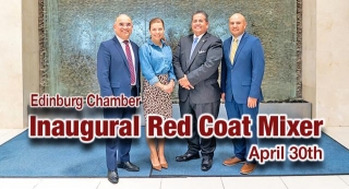 Edinburg Chamber Celebrates National Volunteer Month With Inaugural Red Coat Mixer, April 30th