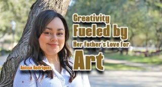 TSTC Digital Media Design Student’s Creativity Fueled By Father’s Love For Art
