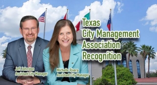 McAllen City Managers Receive Award From, Board Election In State Industry Organization