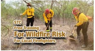 STC Tackles High Wildfire Risk With Free Training For Local Firefighters