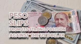 Peso Slips From Its Strong Position Against The US Dollar
