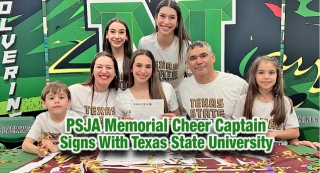 PSJA Memorial Cheer Captain Signs To Texas State University