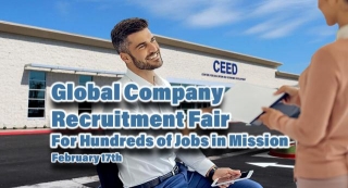 Global Company To Host Recruitment Fair To Fill Hundreds Of New Jobs In Mission, Feb. 17th
