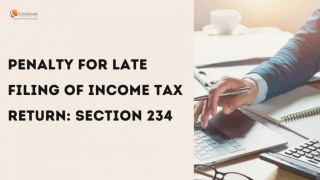 Late Filing Penalty Under Section 234F Of The Income Tax Act For The Financial Year 2023-24