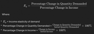 Income Elasticity Of Demand
