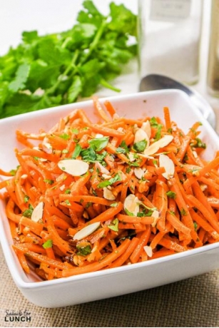 Exotic Vegan Moroccan Carrot Salad