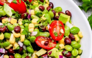 Easy Vegan Edamame Salad