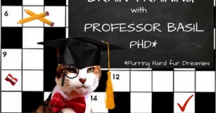 Brain Training With Cats #85 With Your Epic Host ~ Professor Basil P.H.D. **PLUS** An Epic Throwback To June 2010
