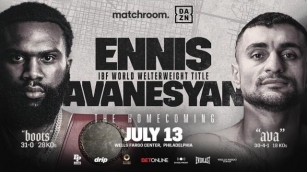 David Avanesyan Heads To The UK To Start Training Camp For Jaron ‘Boots’ Ennis IBF World Welterweight Title Fight