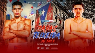 Xander Zayas Vs Patrick Teixeira Will Be Broadcast Live In The UK