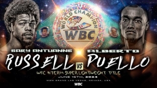 Gary Antuanne Russell And Alberto Puello Will Clash For The WBC Interim Super-lightweight Title On June 15