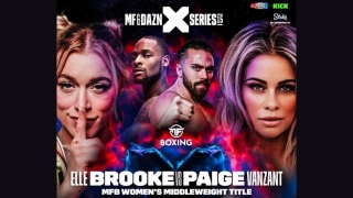 The Biggest Female Clash In Crossover Boxing Announced As Elle Brooke And Paige VanZant Collide In MF & DAZN: X Series 15 Headliner