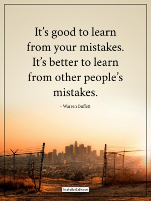 Learn From Other People’s Mistakes