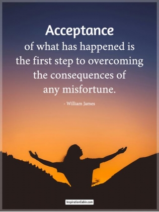 Acceptance Is The First Step