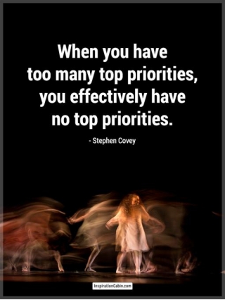 Set Fewer Priorities