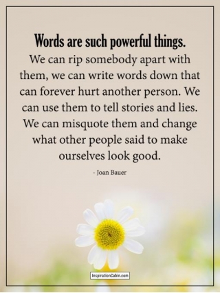 Words Are Such Powerful Things