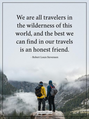 We Are All Travelers In This World