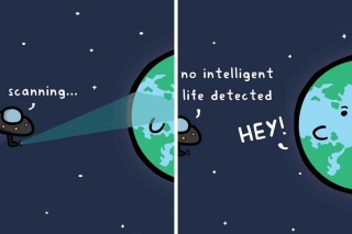 Cosmic Humor: 41 Educational Comics About Outer Space By This Artist