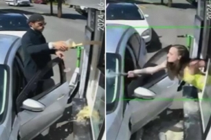 Customer Throws Coffee At Barista Because It Was Expensive—He Gets A Hammer To His Windshield