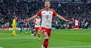 Champions League: Kane Double Sends Bayern Through, Mbappe Drives PSG To Last 8