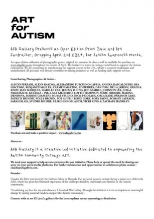 ART For AUTISM: AfA Gallery Presents An Open Edition Print Sale And Art Fundraiser