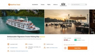 24-Hour Seascape On Ambassador Signature Cruise In Halong Bay